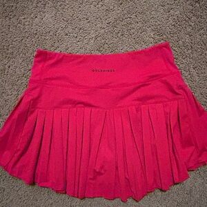 Gold Hinge Women's Candy Apple Red Mini Skirt